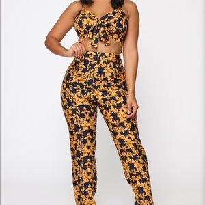 Flaunt what ya got Jumpsuit -Navy